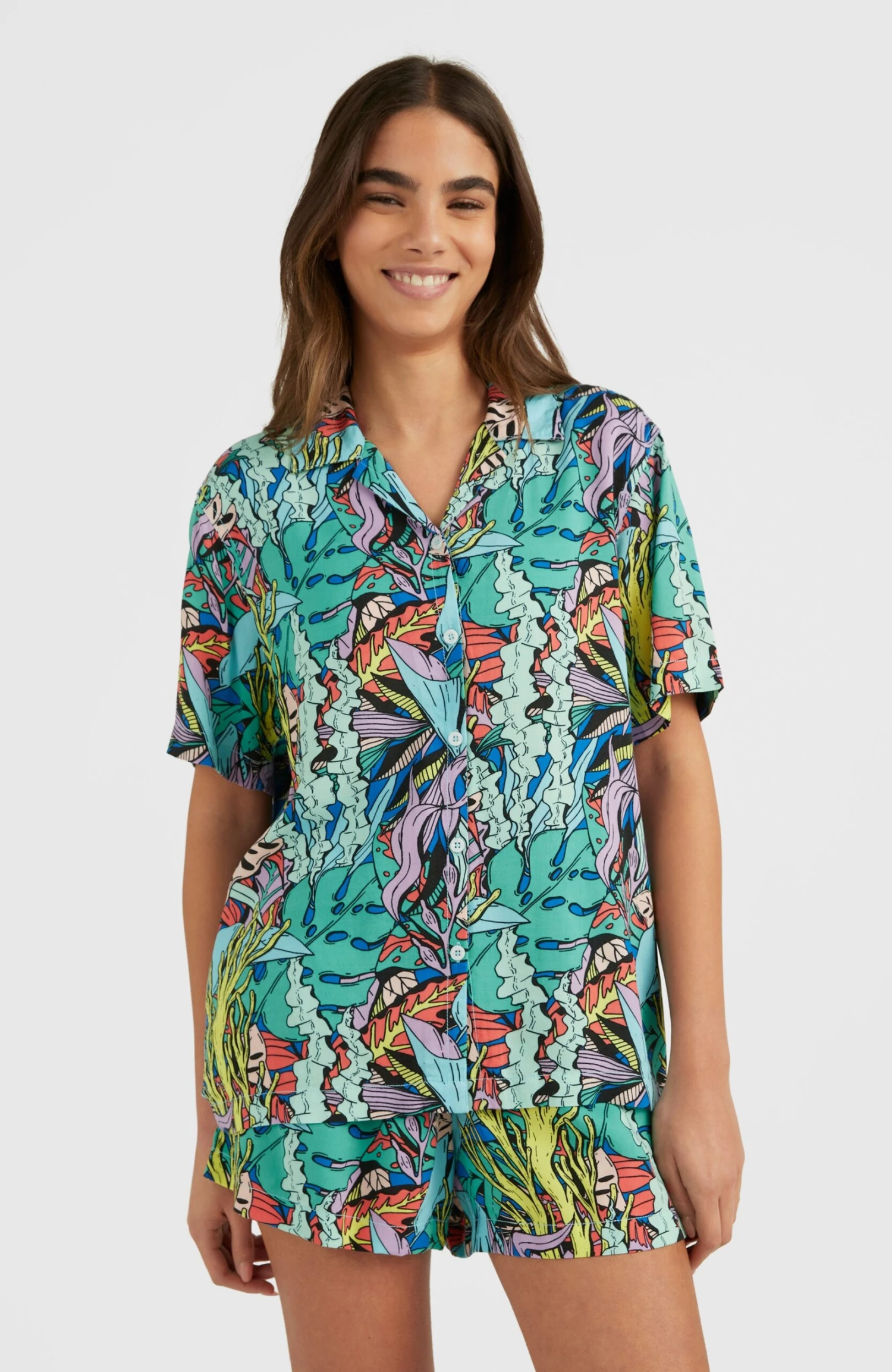 ONeill Ocean Mission Shirt | Blue Comic Seaweed 3 ONeill Ocean Mission Shirt | Blue Comic Seaweed