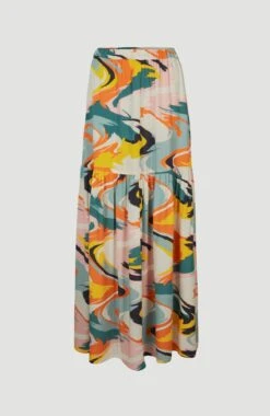 ONeill Indian Summer Maxi Skirt | Fluid Paint -ONeill Fashion Shop 1300038 31017 10 PACK