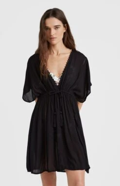 ONeill Mona Beach Cover Up | Black Out -ONeill Fashion Shop 1300047 19010 04 MODEL