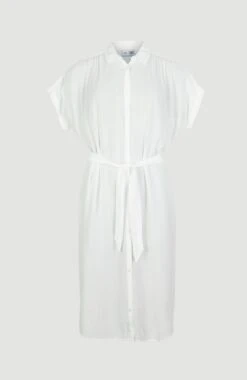 ONeill Cali Beach Shirt Dress | Snow White -ONeill Fashion Shop 1300048 11010 10 PACK