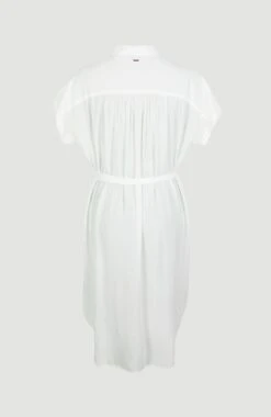 ONeill Cali Beach Shirt Dress | Snow White -ONeill Fashion Shop 1300048 11010 11 PACK