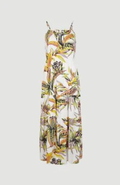 ONeill Quorra Maxi Dress | White Tropical Flower 12 ONeill Quorra Maxi Dress | White Tropical Flower -ONeill Fashion Shop 1300049 31022 10 PACK