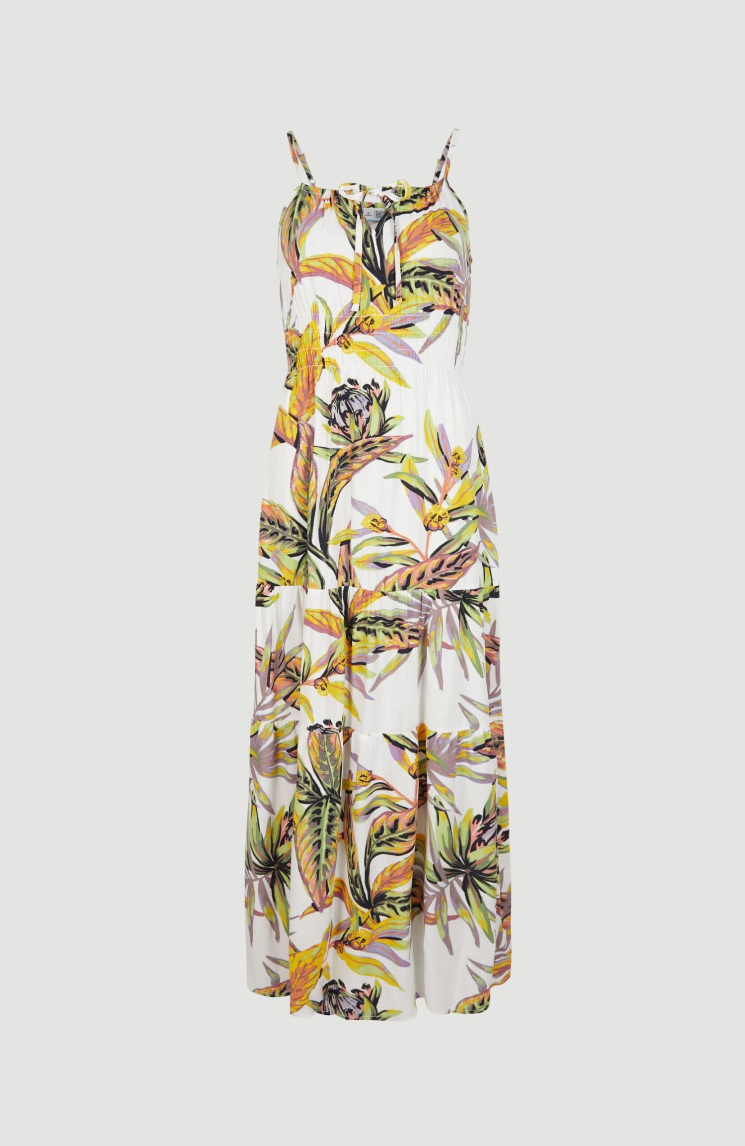 ONeill Quorra Maxi Dress | White Tropical Flower 7 ONeill Quorra Maxi Dress | White Tropical Flower - Image 5
