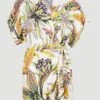 ONeill Oliana Wrap Dress | White Tropical Flower -ONeill Fashion Shop 1300050 31022 10 PACK