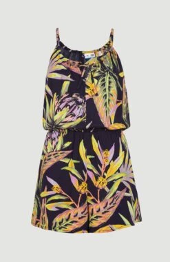 ONeill Leina Playsuit | Black Tropical Flower -ONeill Fashion Shop 1300053 39033 10 PACK