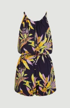 ONeill Leina Playsuit | Black Tropical Flower -ONeill Fashion Shop 1300053 39033 11 PACK