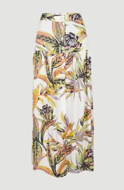 ONeill Alofa Maxi Skirt | White Tropical Flower