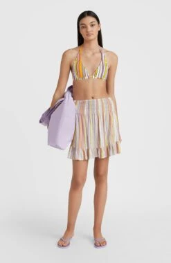 ONeill Lilia Smocked Skirt | Multi Stripe