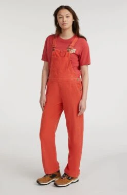 ONeill Cord Dungarees | Red Orcher