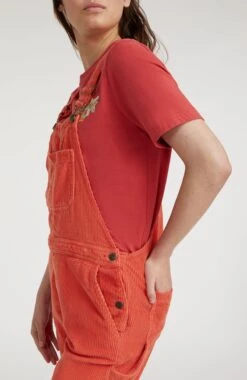 ONeill Cord Dungarees | Red Orcher -ONeill Fashion Shop 1300090 13024 04 MODEL
