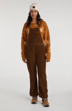 ONeill Cord Dungarees | Melted Chocolate