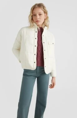 ONeill Fashion Shop 40 ONeill Ocean Quilted Jacket | Snow White