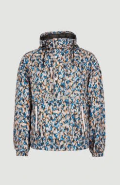 ONeill Modular Anorak Jacket | Blue Minimal Camo