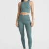 ONeill Active High-Waist Legging | North Atlantic -ONeill Fashion Shop 1550048 15047 01 MODEL