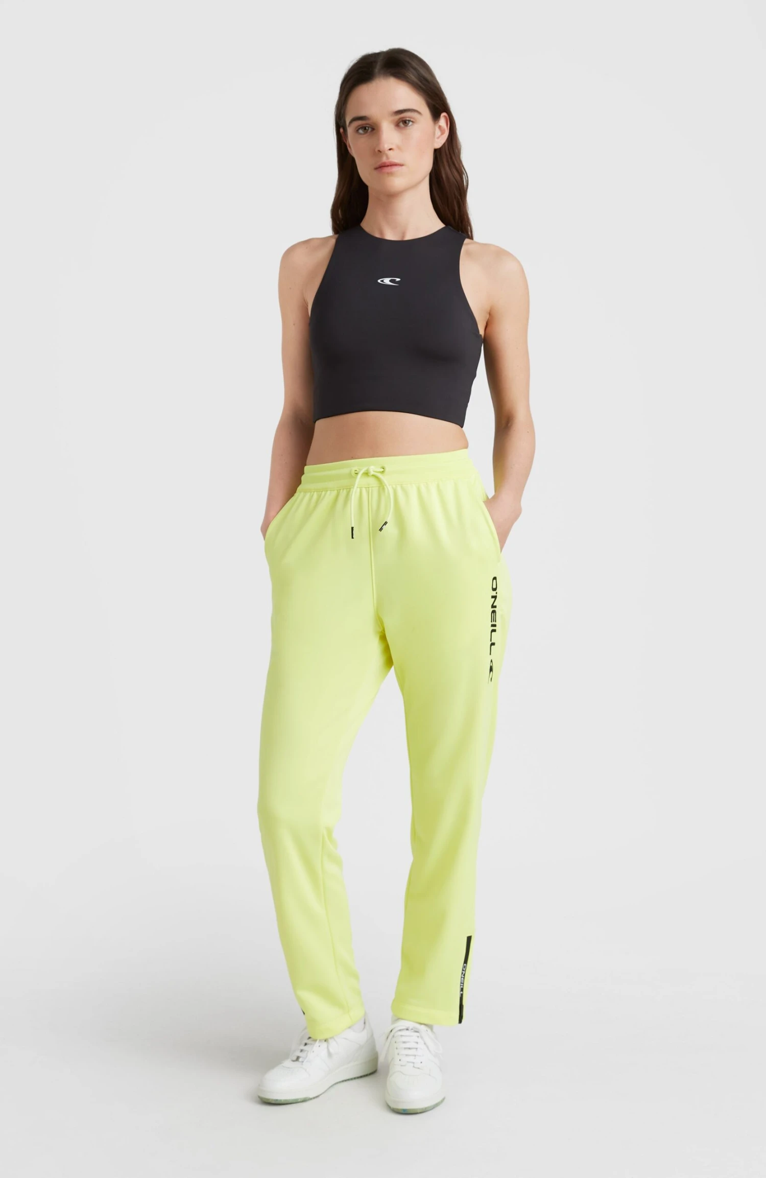 ONeill Rutile High-Waist Zip Pants | Sunny Lime 3 ONeill Rutile High-Waist Zip Pants | Sunny Lime
