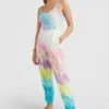 ONeill Women Of The Wave High-Waist Pants | Blue Tie Dye -ONeill Fashion Shop 1550056 35046 01 MODEL