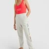 ONeill Connective High-Waist Sweatpants | White Melange -ONeill Fashion Shop 1550057 11012 01 MODEL 7e4dfdb7 ea50 46a8 ae9a 8136a7ab8809