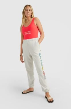 ONeill Connective High-Waist Sweatpants | White Melange