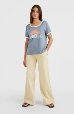 ONeill Lulu Wide Leg High-Waist Sweatpants | Bleached Sand