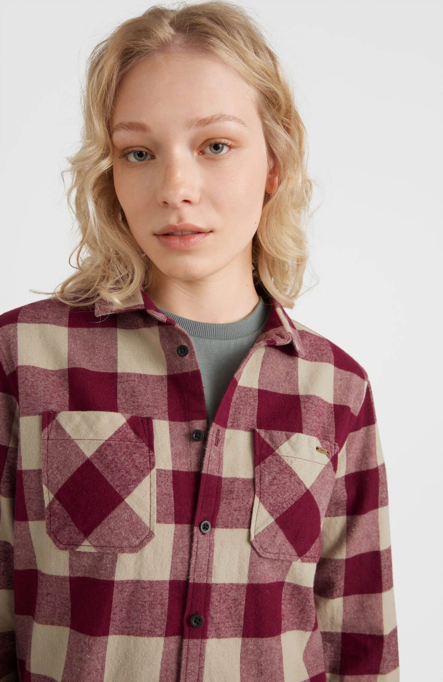 ONeill Checked Flannel Shirt | Red Small Buffalo Check 4 ONeill Checked Flannel Shirt | Red Small Buffalo Check - Image 2