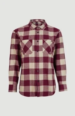 ONeill Checked Flannel Shirt | Red Small Buffalo Check 12 ONeill Checked Flannel Shirt | Red Small Buffalo Check -ONeill Fashion Shop 1650002 33020 10 PACK