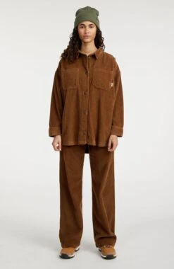 ONeill Cord Over Shirt | Melted Chocolate 15 ONeill Cord Over Shirt | Melted Chocolate -ONeill Fashion Shop 1650003 17021 04 MODEL