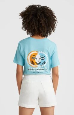 ONeill Dive High-Waist Twill Shorts | Snow White -ONeill Fashion Shop 1700026 11010 05 MODEL