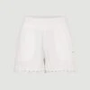 ONeill Ava Smocked High-Waist Sweatshorts | Snow White 1 ONeill Ava Smocked High-Waist Sweatshorts | Snow White -ONeill Fashion Shop 1700030 11010 10 PACK