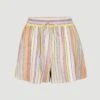 ONeill Amiri High-Waist Beach Shorts | Multi Stripe