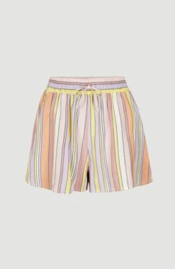 ONeill Amiri High-Waist Beach Shorts | Multi Stripe