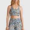 ONeill Hike Ribbed High-Waist Shorts | Blue Minimal Camo 2 ONeill Hike Ribbed High-Waist Shorts | Blue Minimal Camo -ONeill Fashion Shop 1700037 35092 01 MODEL