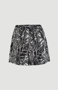 ONeill Java Wave High-Waist Shorts | White . Black Comic Seaweed -ONeill Fashion Shop 1700038 31024 11 PACK