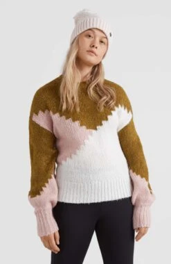 ONeill Knit Colourblock Pullover | Plantation Colour Block