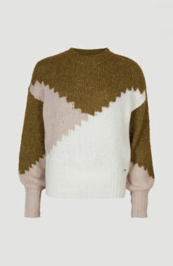 ONeill Knit Colourblock Pullover | Plantation Colour Block -ONeill Fashion Shop 1750024 47015 10 PACK