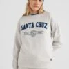 ONeill Surf State Crew Sweatshirt | White Melange -ONeill Fashion Shop 1750026 11012 01 MODEL