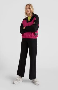 ONeill Progressive Half Zip Hoodie | Fuchsia Red Colour Block 11 ONeill Progressive Half Zip Hoodie | Fuchsia Red Colour Block -ONeill Fashion Shop 1750030 43012 04 MODEL