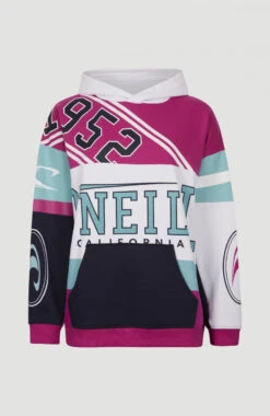 ONeill Collegiate Progressive Hoodie | Aqua Sea Colour Block -ONeill Fashion Shop 1750036 45032 10 PACK
