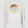 ONeill Cult Shift Crew Sweatshirt | White Melange -ONeill Fashion Shop 1750047 11012 10 PACK