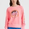 ONeill Cult Shift Crew Sweatshirt | Diva Pink -ONeill Fashion Shop 1750047 14012 01 MODEL