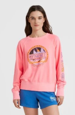 ONeill Cult Shift Crew Sweatshirt | Diva Pink