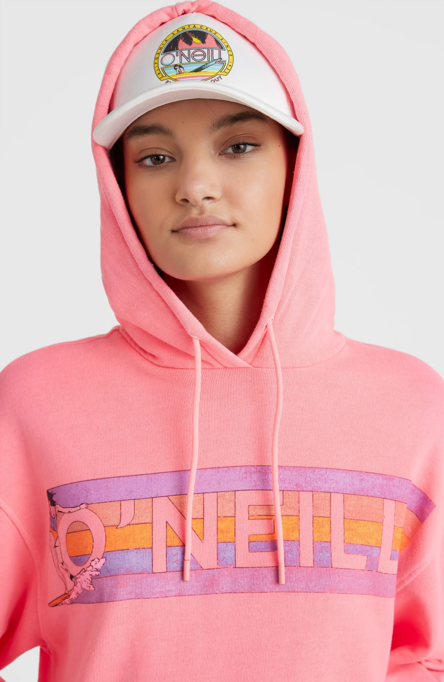 ONeill Cult Shift Hoodie | Diva Pink 4 ONeill Cult Shift Hoodie | Diva Pink - Image 2