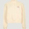 ONeill Bunji Half Zip Crew Sweatshirt | Bleached Sand