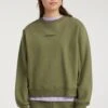 ONeill Future Surf Society Crew Sweatshirt | Deep Lichen Green -ONeill Fashion Shop 1750070 16011 01 MODEL