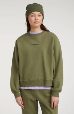 ONeill Future Surf Society Crew Sweatshirt | Deep Lichen Green