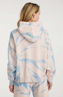 ONeill Women Of The Wave Hoodie | Pink Tie Dye -ONeill Fashion Shop 1750091 34014 04 MODEL