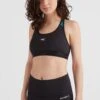 ONeill Active Sport Top | Black Out Colour Block -ONeill Fashion Shop 1850040 49010 01 MODEL