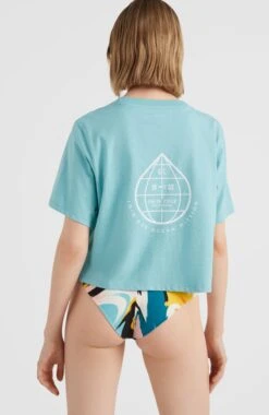 ONeill Join Our Mission T-Shirt | Aqua Sea -ONeill Fashion Shop 1850047 15032 03 MODEL