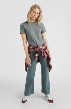 ONeill Future T-Shirt | Balsam Green -ONeill Fashion Shop 1850056 16025 04 MODEL