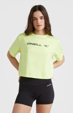 ONeill Rutile Cropped T-Shirt | Sunny Lime