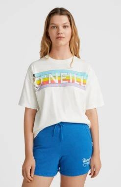 ONeill Connective Graphic Long T-Shirt | Snow White